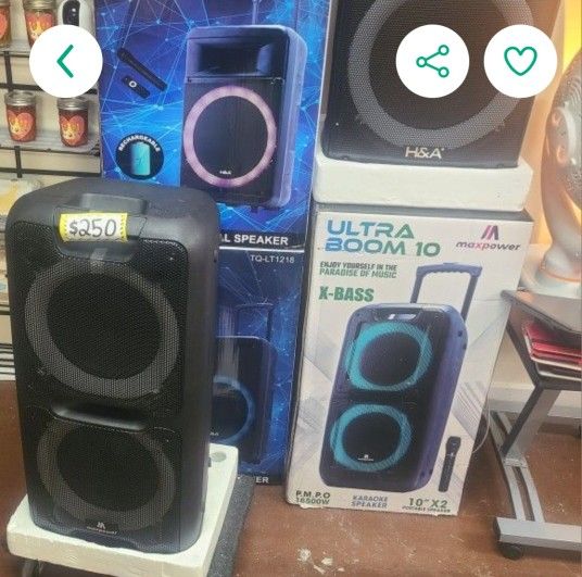 Bluetooth Party Speakers On Wheels