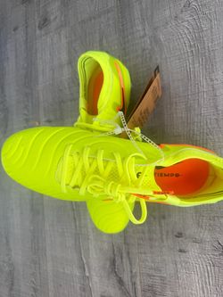 New Men's Nike Tiempo Legend 10 Elite FG Volt Black Cleats Sz 6.5 DV4328-701