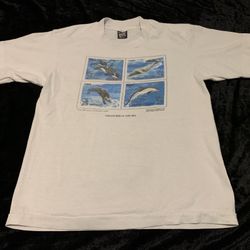 Boys XL Vintage 1990 Creatures of the Sea Tshirt