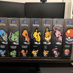 New Pokemon MEGA Bloks Pixel Complete Set