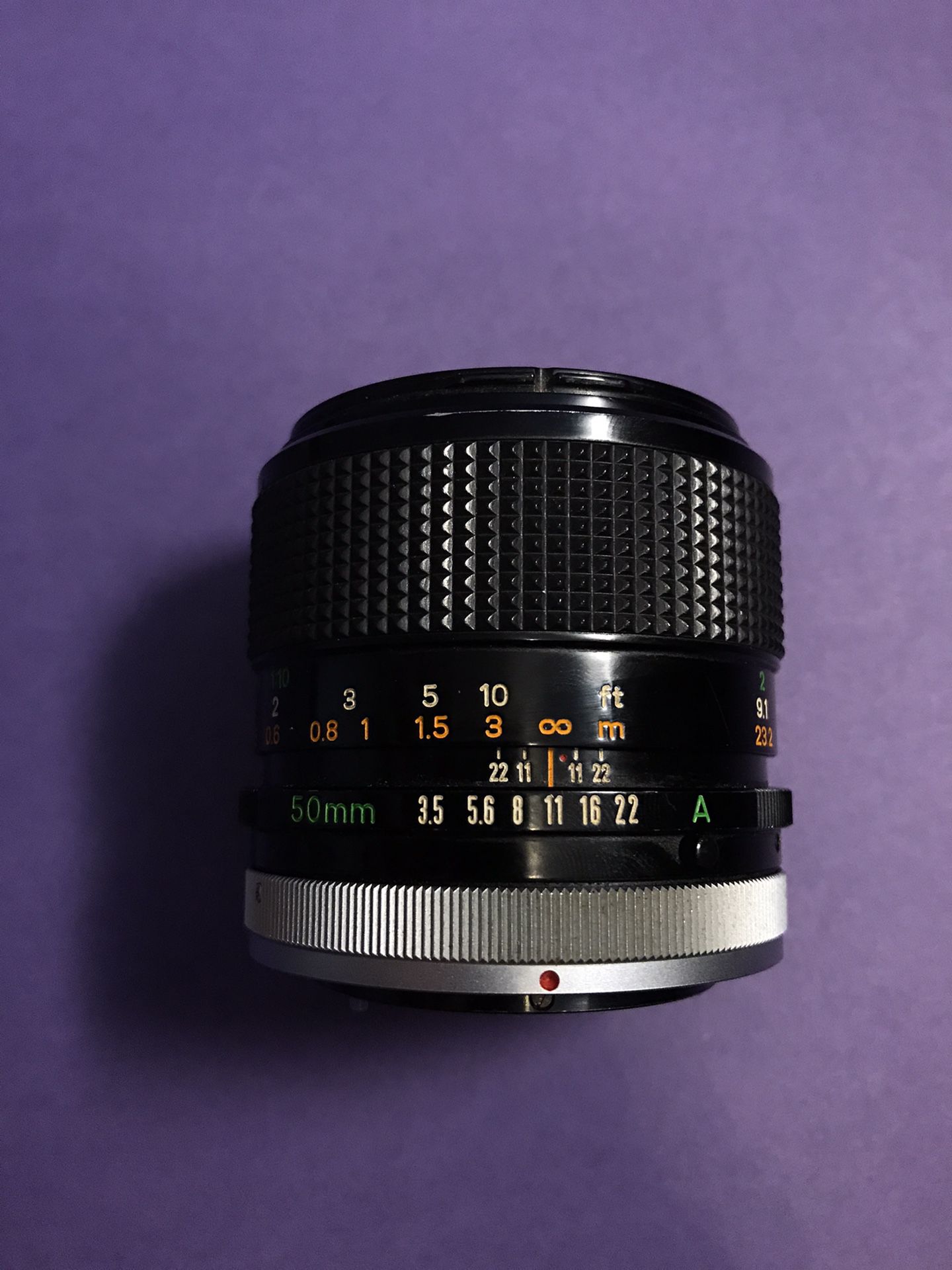 Canon FD 50mm 3.5 Macro lens - fits mirrorless