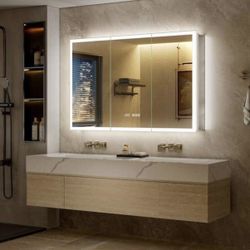 NEW IN BOX - 48 in. W x 30 in. H  LED  Medicine Cabinet 