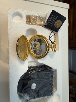 Beautiful New Vintage Pocket Watch, “Spirit of the Wolf”