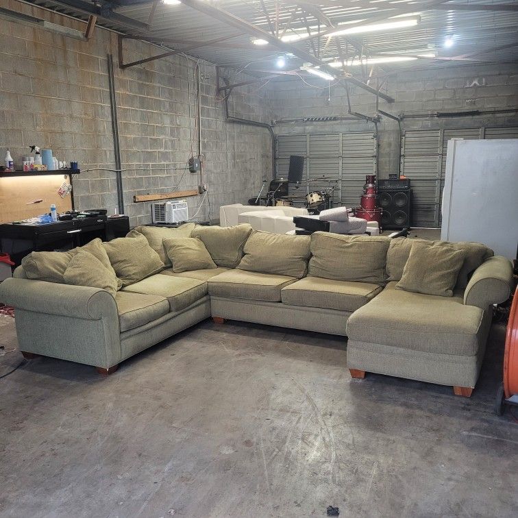 Green Sectional Couch Sofa