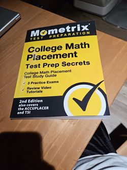 College Math Placement Test Prep Secrets