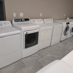 Electric Dryers with 30-day warranty