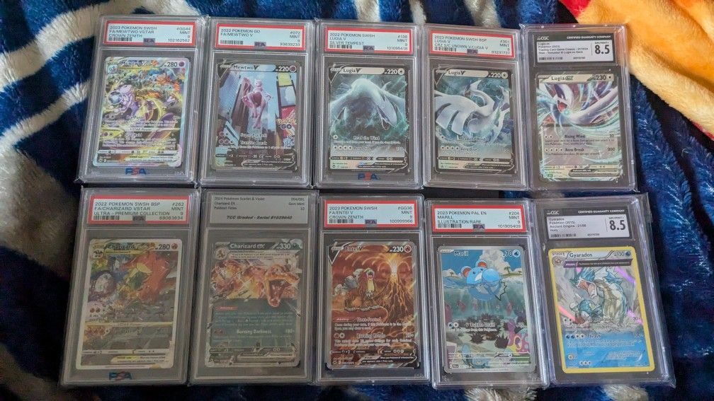 Graded Pokemon Cards Selling Together