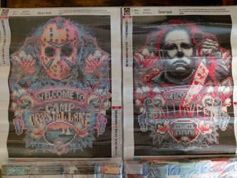 Gearock Horror Diamond Painting Set of 2