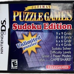 Ultimate Puzzle Games -- Sudoku Edition (Nintendo DS, 2007)