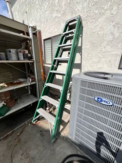 8ft Fiberglass Twin Ladder