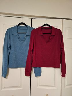Set de 2.  Blusas  size L