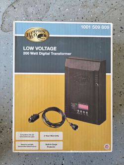 Hampton Bay 200 Watt Low Voltage Digital Transformer