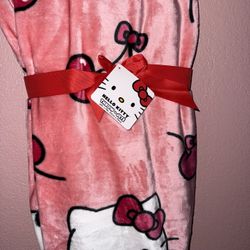 Hello Kitty Throw Blanket