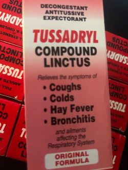 Tussadryl Compound Linctus Original Formula
