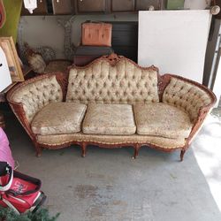 Antique Couch And Chair Sofa