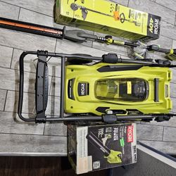 Ryobi 40v Full Lawn Package 