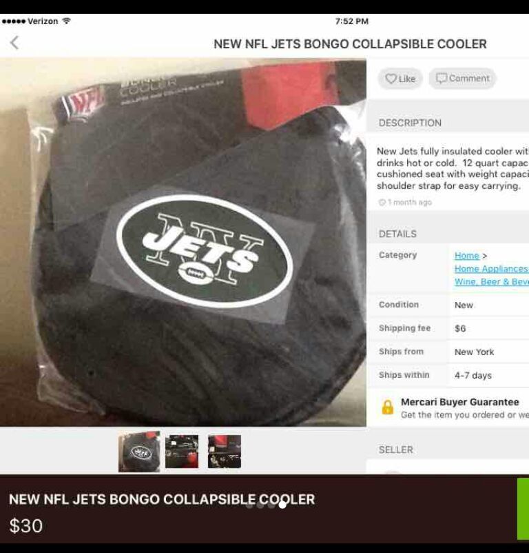 Nfl jets cooler