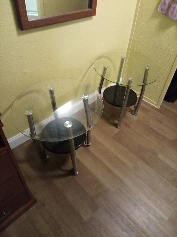 Glass End Tables