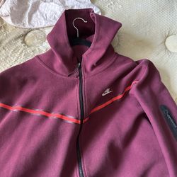Nike tech fleece hoodie maroon 4xl