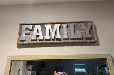 “Family” Farmhouse Style Sign
