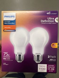 PHILIPS Dimmable Warm Glow effect Soft white