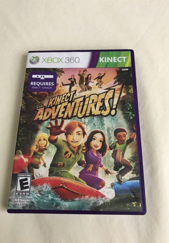 kinect adventures for xbox 360! used 2 only