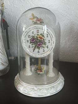 Clock under Glass Dome