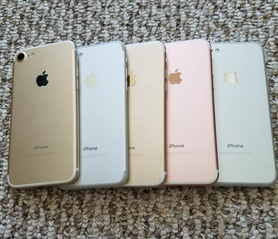 Unlocked Apple iPhone 7 wholesale lot of 5 32GB