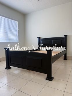 Black Full Bed Frame -  No Mattress