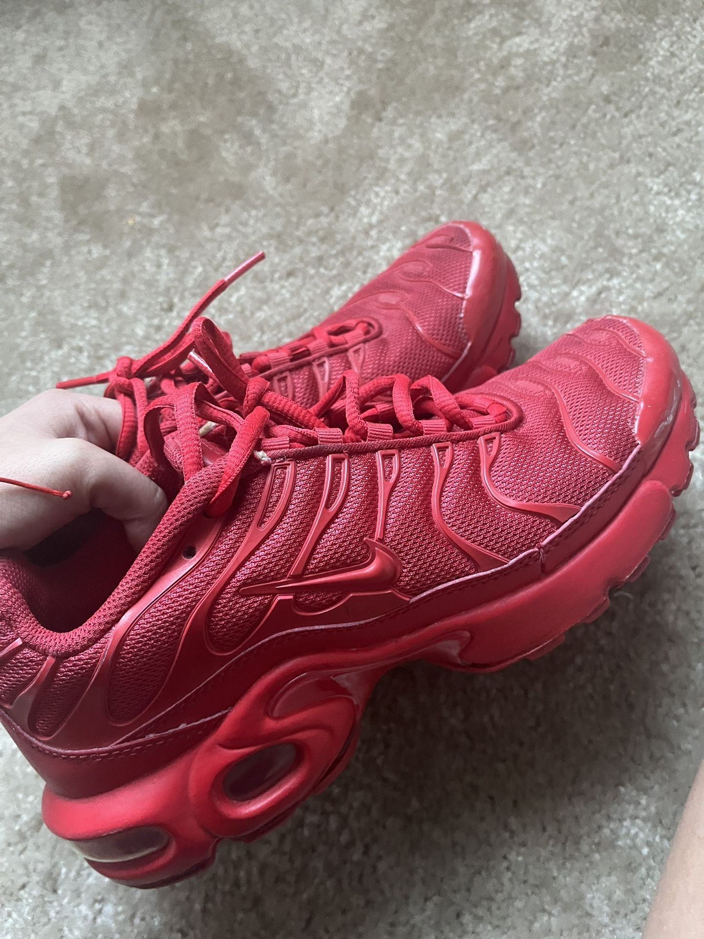 Nike Air Max Plus TN Tuned GS Triple Red University October DM8877-600