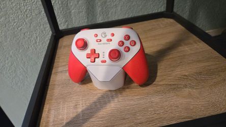 GameSir - Super Nova Wireless Gaming Controller Nintendo Switch & Switch 2/PC/iOS/Android, Hall Effect Stick/Trigger Charging Dock - Red/White