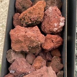 Red Lava Rock - Bag