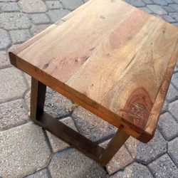 3 wooden stools or steps