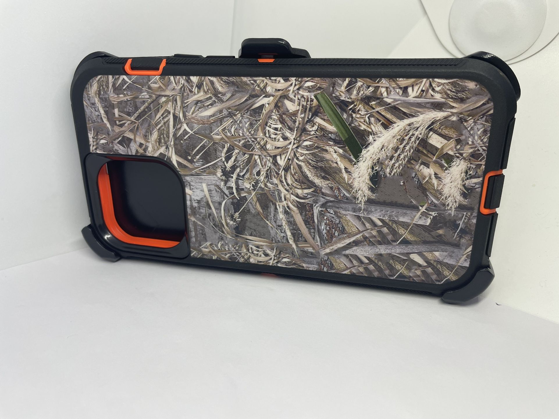 For iPhone 13 Pro Max Camouflage Belt Clíp Case