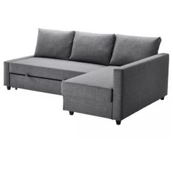 Dark gray IKEA Sectional sleeper Couch