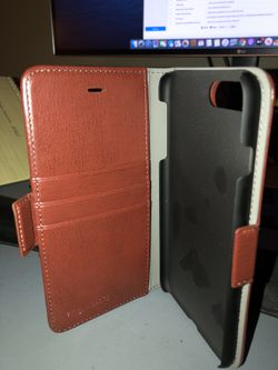 Cell phone leather case for iPhone 7 Plus & 8 Plus