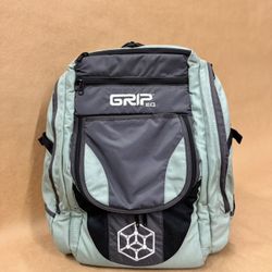 GRIP EQ Disc Golf Backpack – Mint/Gray – Great Condition