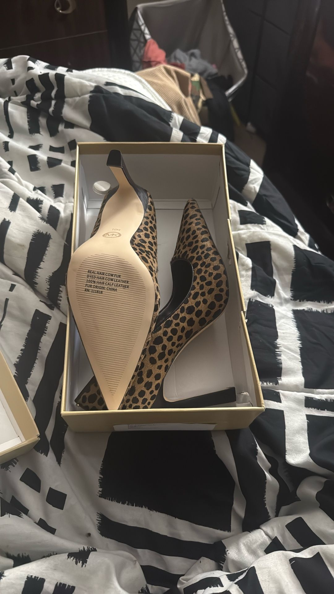 Michael Kors Heels Dyed Calf Skin Size 10M