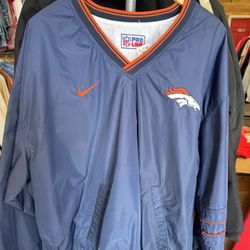 Denver Broncos Crewneck Windbreaker 