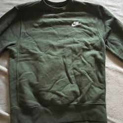 Green Nike  Crew Neck 