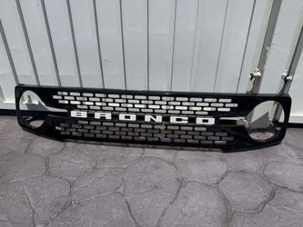 2021-2026 Ford bronco Badlands Wildtrak Grille Gloss Black