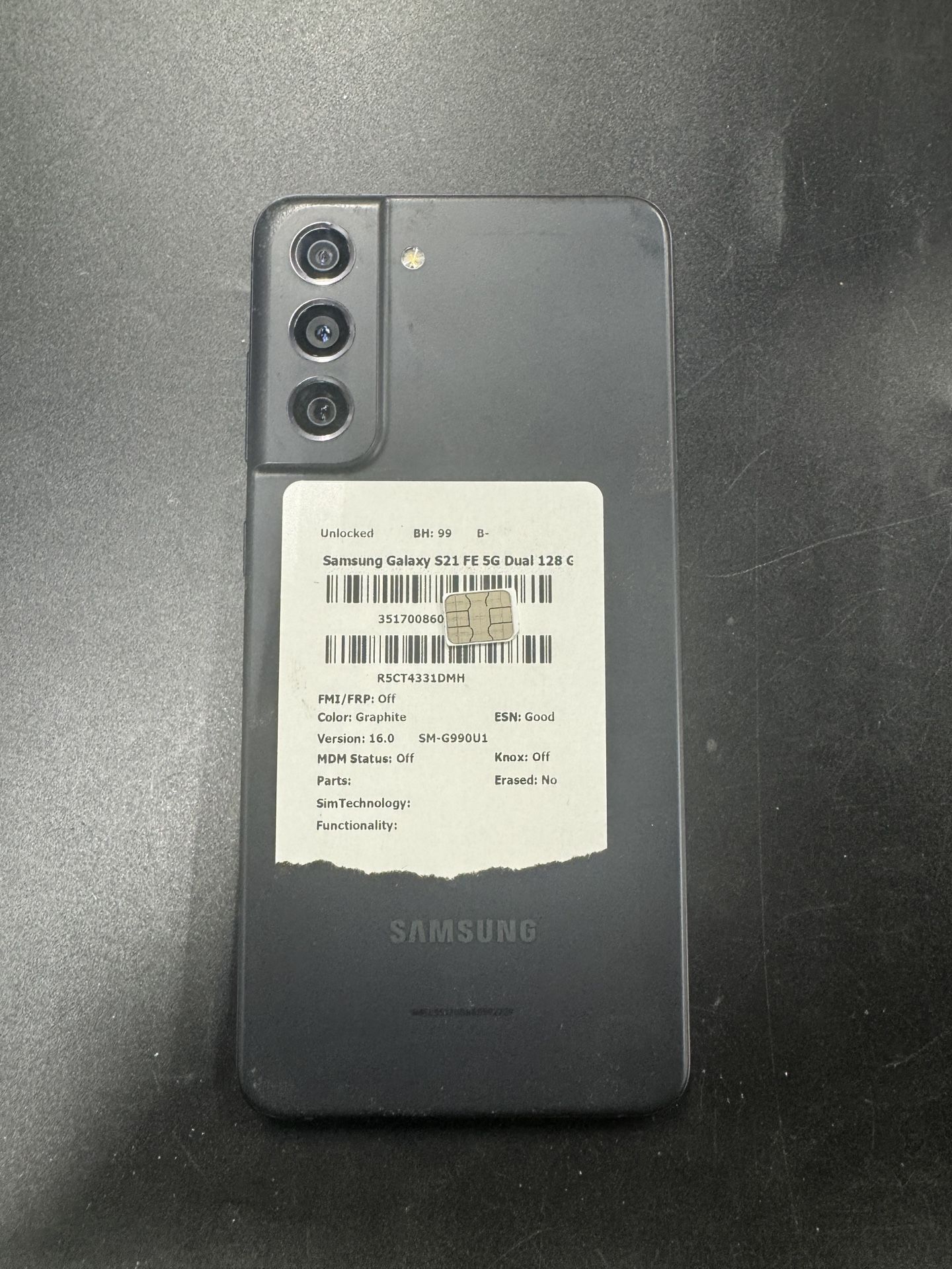 Samsung S21FE 128gb Unlocked