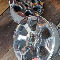2 - 20" Chrome Wheels fits GM Trucks and Dodge Truck