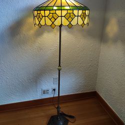 Stained Glass Floor Lamp (Vintage)