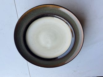 Reactive Glaze Ceramic Dinner Plate 4 pcs