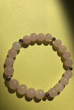 Rose quartz bracelet