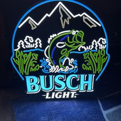 Busch Light LED Beer Sign 