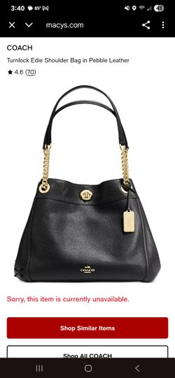 Coach Leather Shoulder Bag