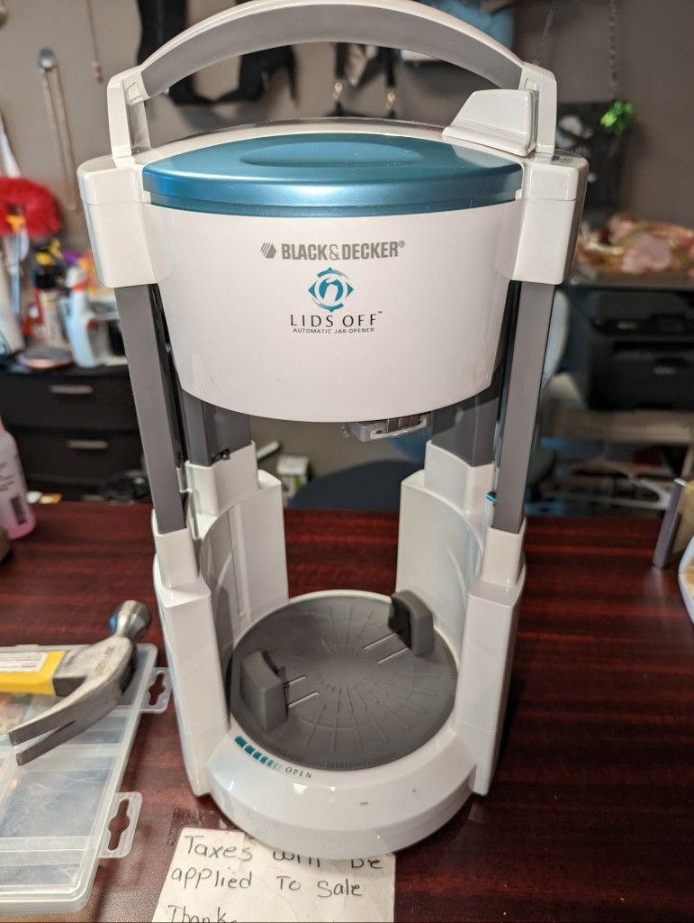 Black &Decker Jw200 Lids Off Electric Can Opener, White