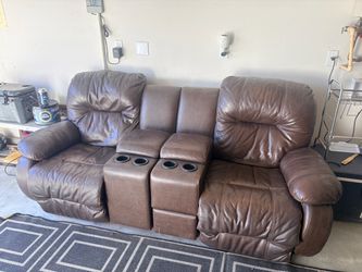 Leather couch